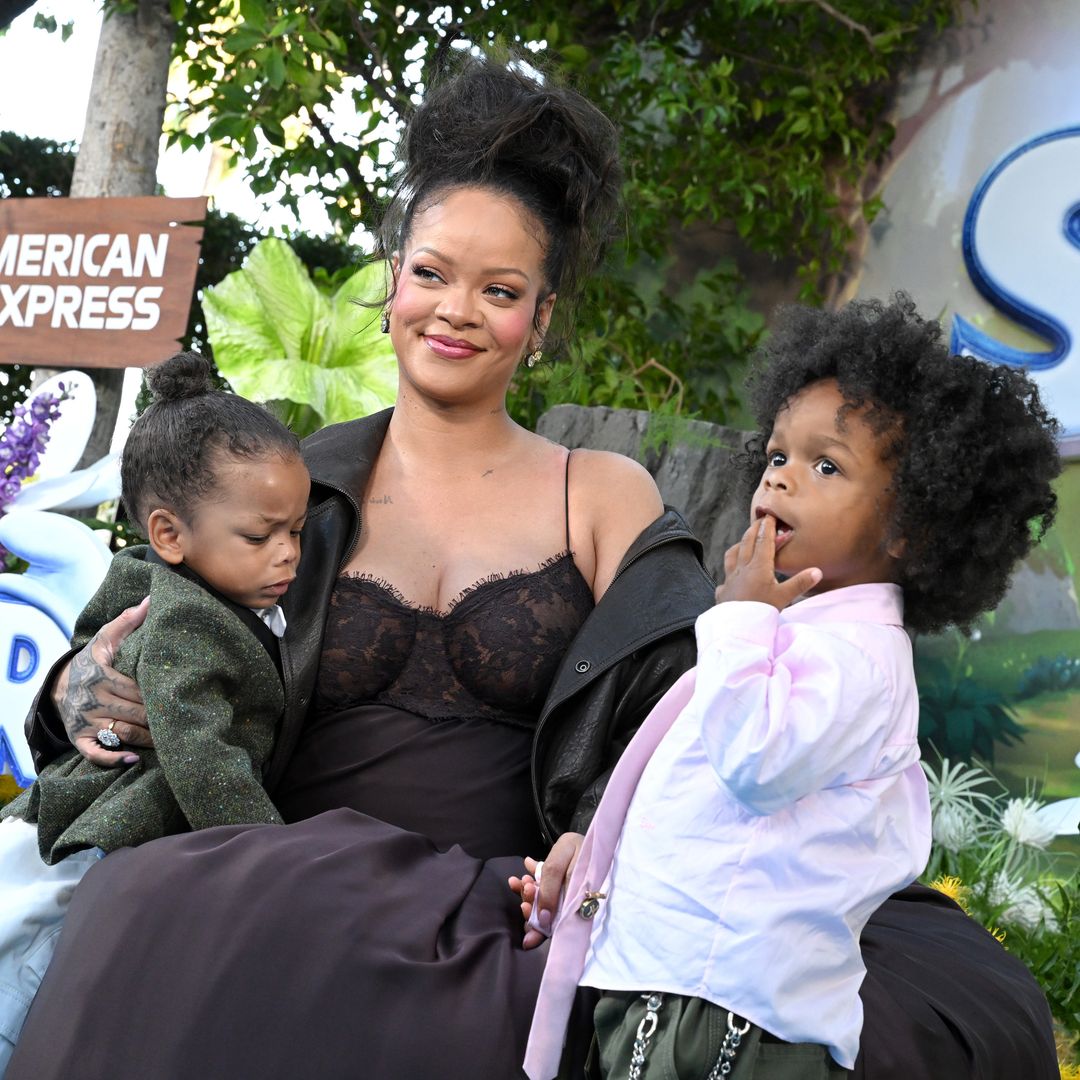 Los hijos de Rihanna debutan en la alfombra roja con trajes hechos a la medida por Dior