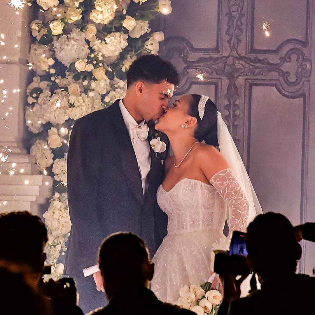 La lujosa boda del futbolista Luis Díaz y Geraldine Ponce: fundas de diamantes y una fiesta de dos días