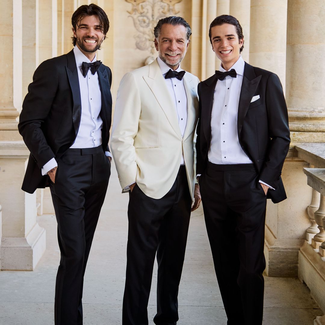 PRIMICIA. Descubrimos a Julian y Jamie, los hijos emprendedores y modelos de Bill Saad, que ejercieron de padrinos en la boda de su padre con Nieves Álvarez