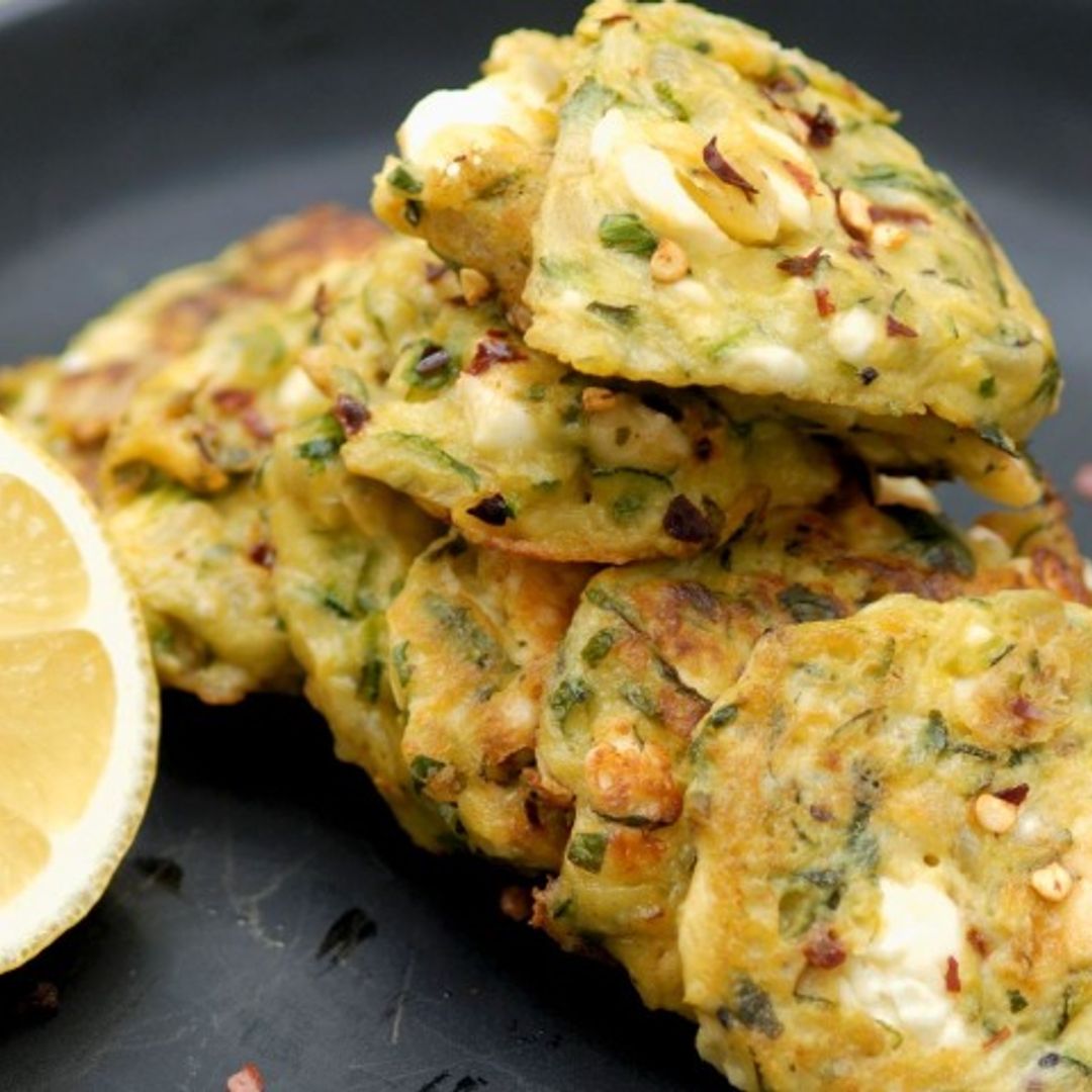 Hamburguesas de calabacín y cacahuetes
