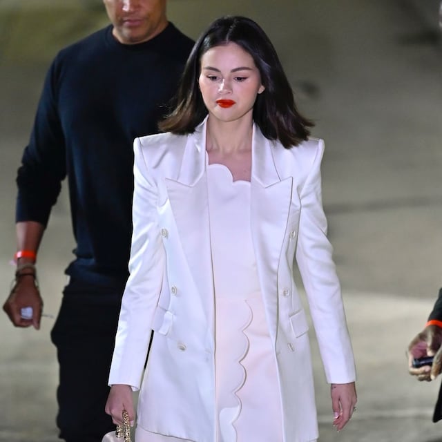 Selena Gomez fue vista en el programa 'Jimmy Kimmel Live' el 6 de enero de 2025 en Los Ángeles, California.