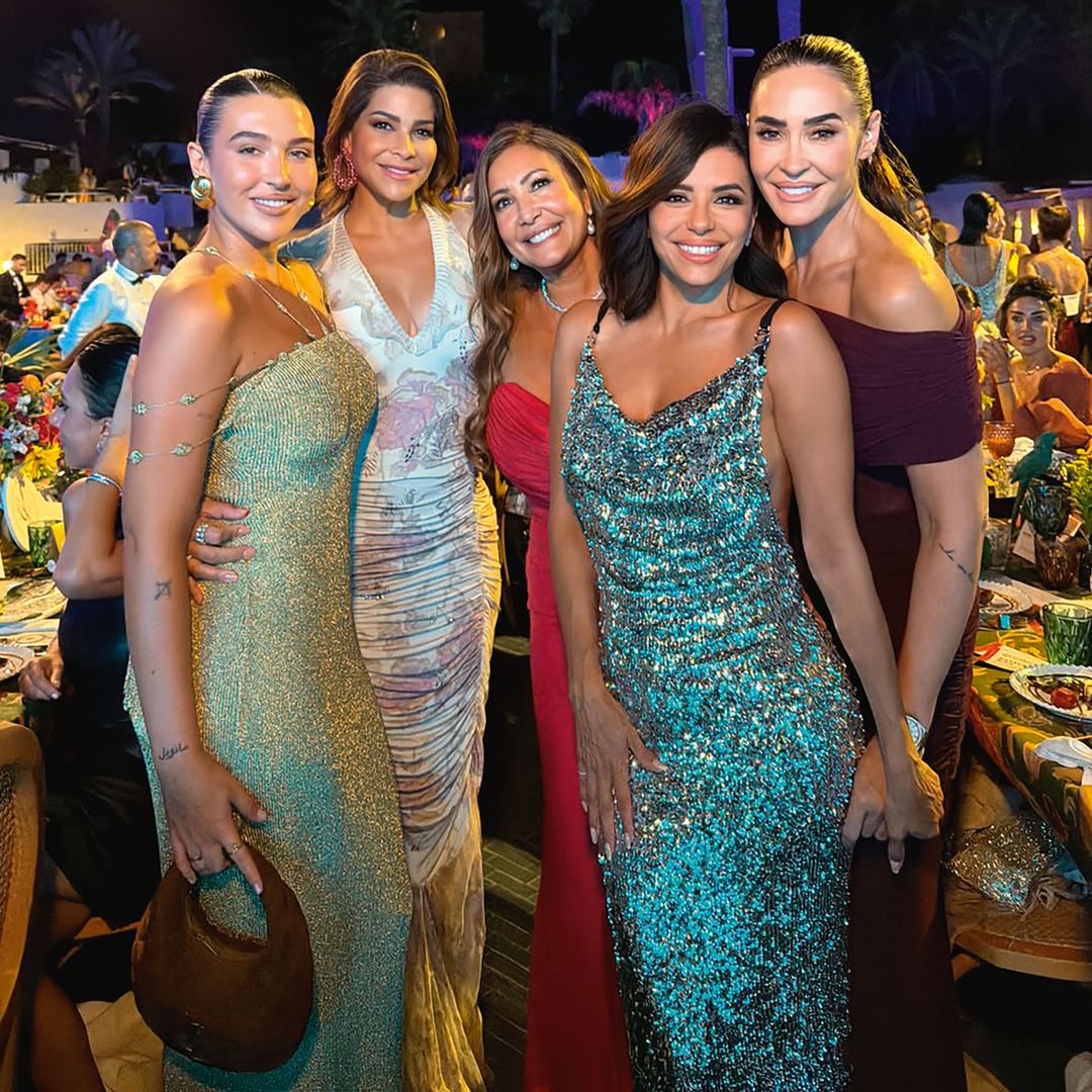 Eva Longoria junto a Vicky Martín Berrocal y su hija Alba