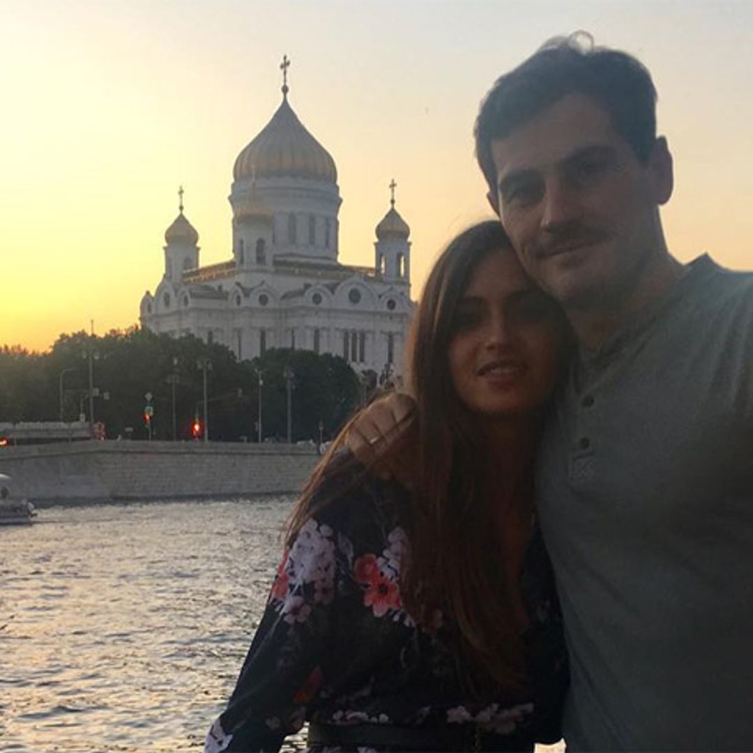 Sara Carbonero comparte su foto más romántica con Iker Casillas desde Moscú