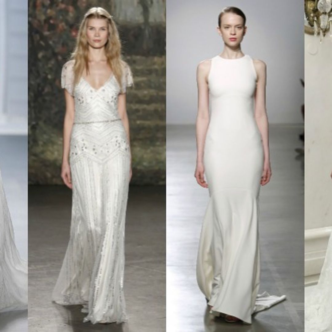 Cuatro tipos de lencería para cuatro vestidos de novia diferentes