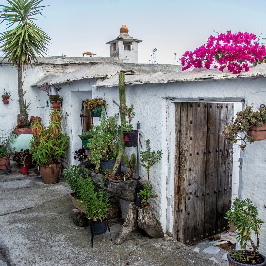 Casas típicas de la Alpujarra de Granada