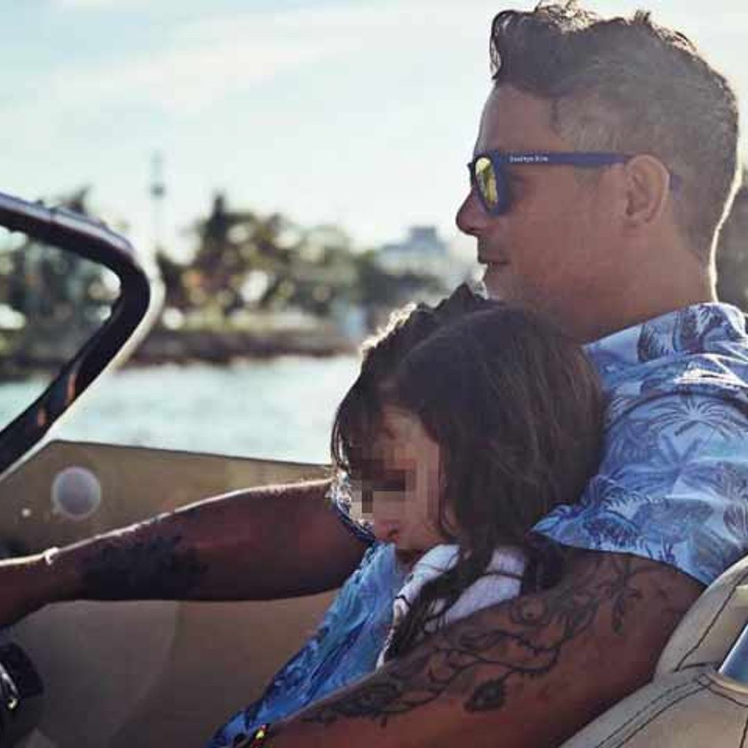La foto más tierna de Ella Bisbal con su padrino, Alejandro Sanz