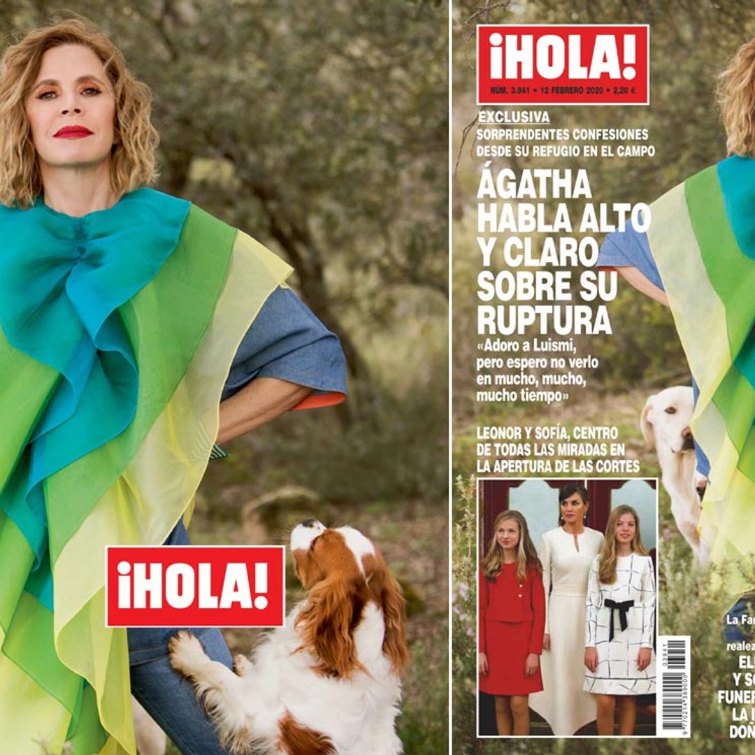 Exclusiva en ¡HOLA!, Ágatha habla alto y claro sobre su ruptura