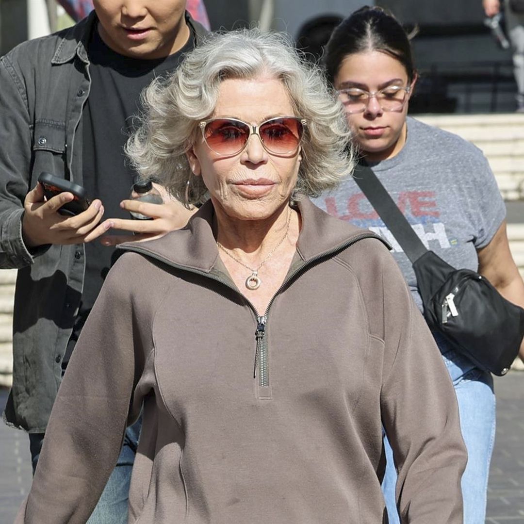 Jane Fonda, impresionante a sus 88 años: su salida inesperada en Los Ángeles que atrajo todos los 'flashes'