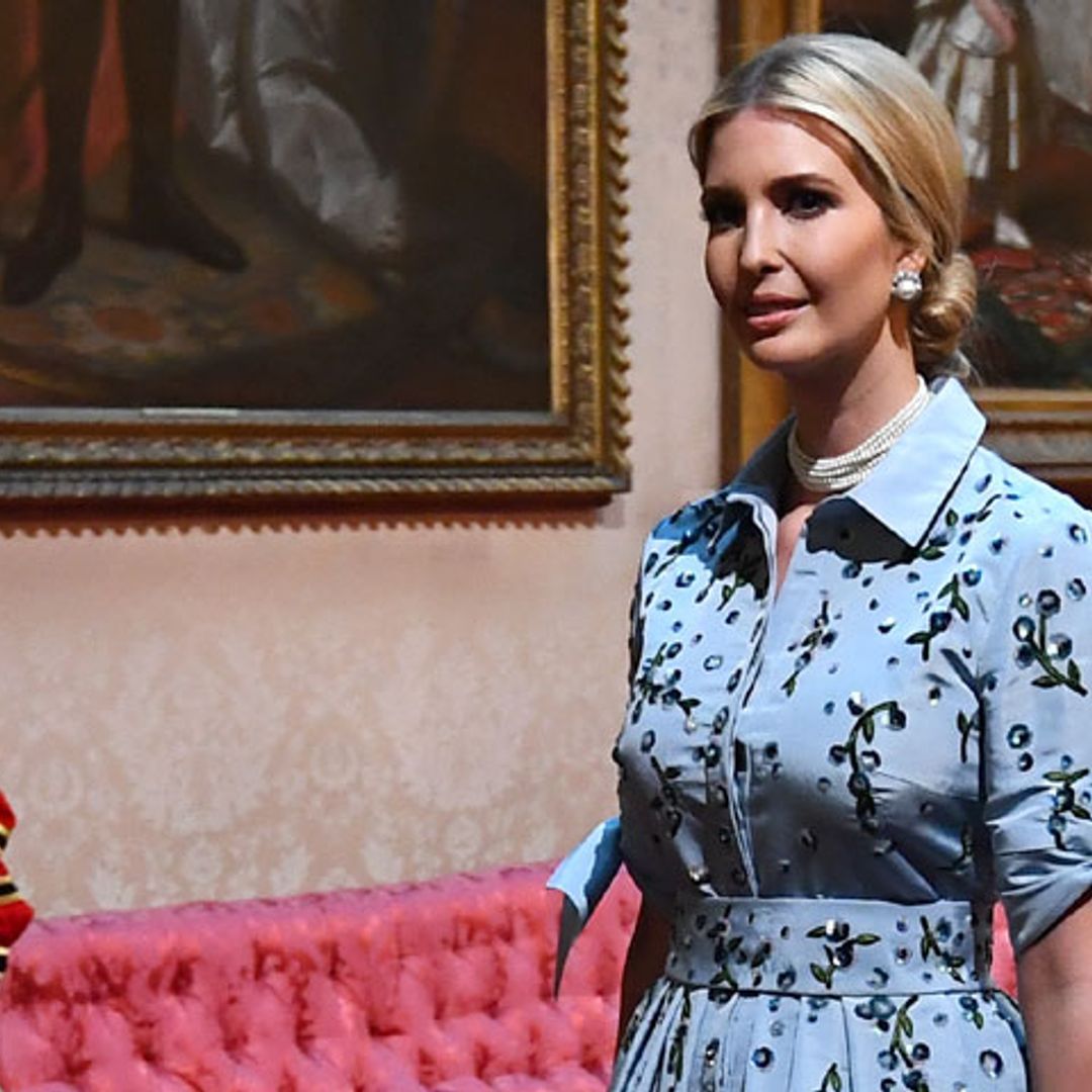 La inesperada elección de Ivanka Trump para su cena de gala con Isabel II