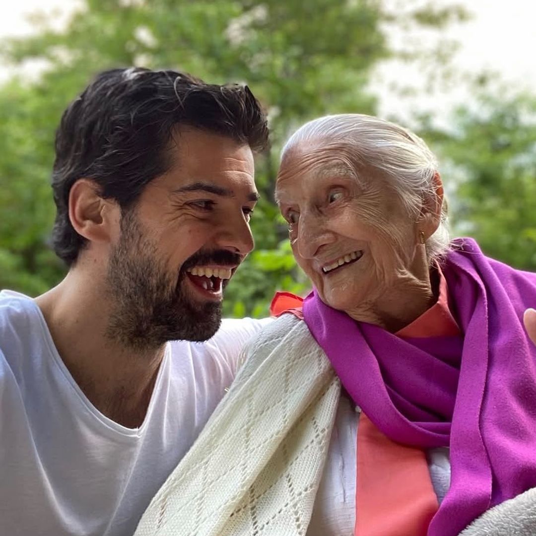 Junto a su Tata, que murió el sábado 22 de julio de 2023 a los 98 años de edad