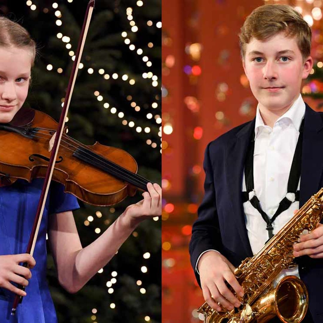 ¡Dos príncipes músicos! Emmanuel y Éléonore de Bélgica muestran su talento en el concierto de Navidad