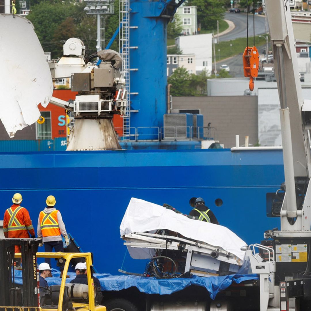 Descubren 'presuntos restos humanos' entre las piezas recuperadas del submarino Titan