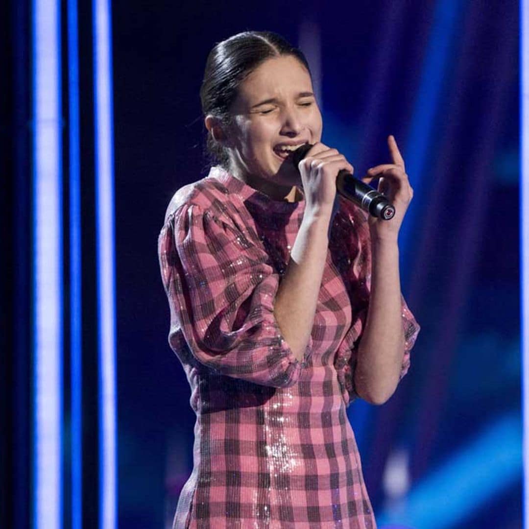 Una deslumbrante Irene Gil se proclama ganadora de 'La Voz Kids'