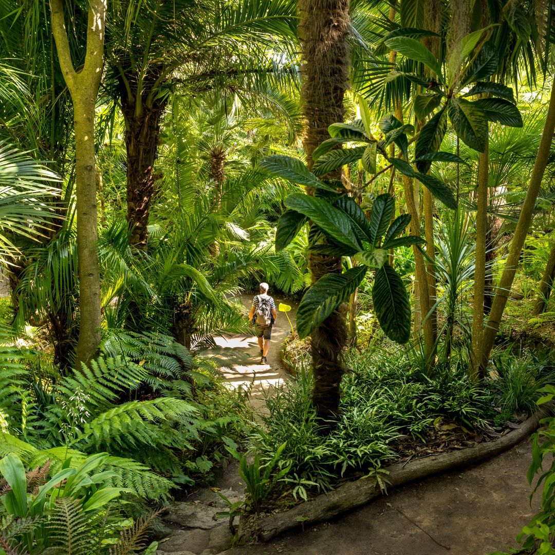 Jardín Georges Delaselle, isla de Batz, Bretaña, Francia