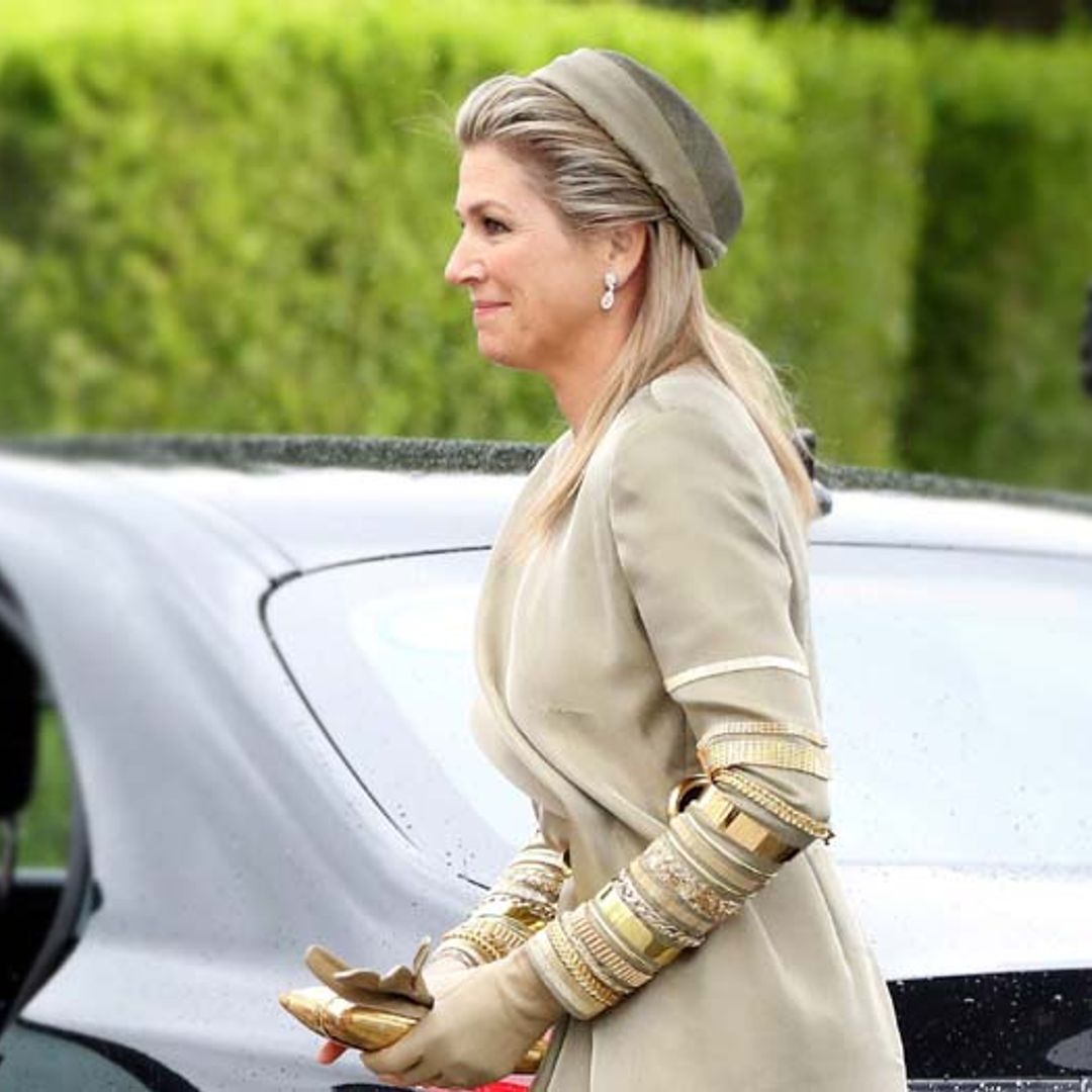 Máxima de Holanda impacta con el vestido que no necesita joyas