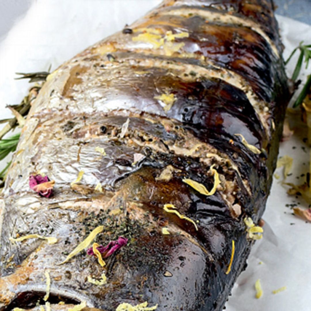 Melva asada con romero