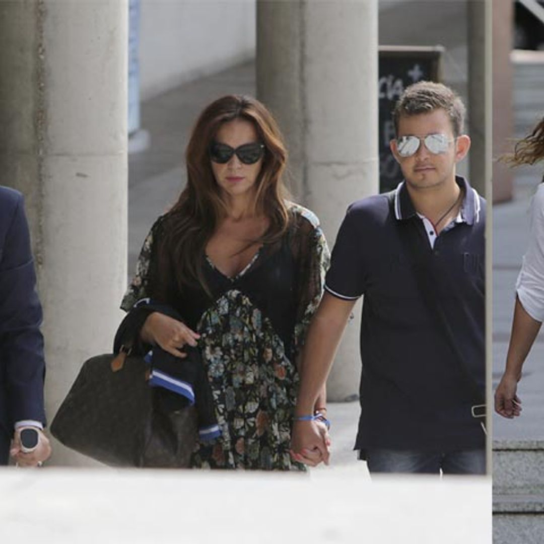 El inesperado encuentro de Rocío Carrasco con Antonio David Flores y su hijo David en el juzgado