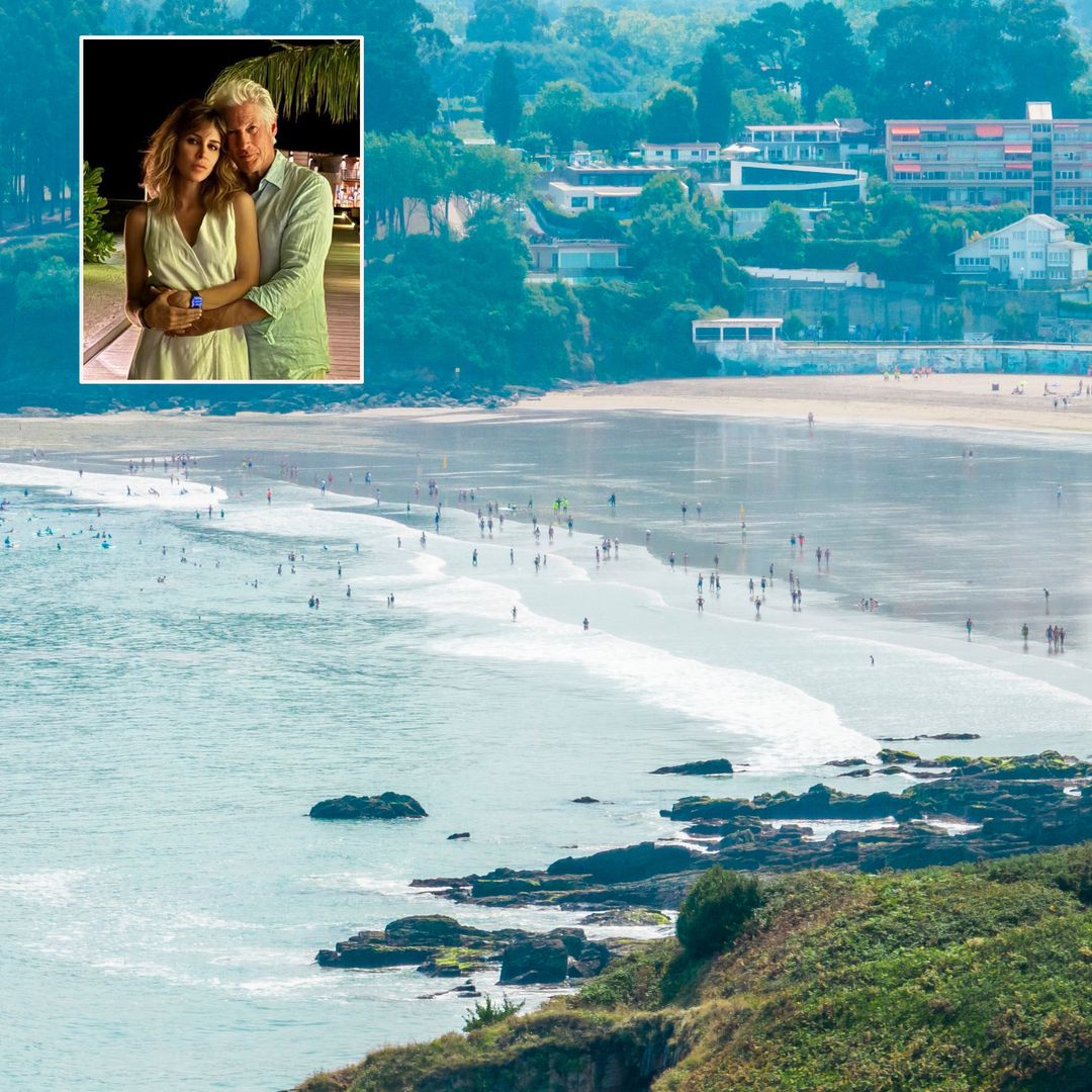 La playa favorita de Richard y Alejandra Gere como refugio veraniego: a 15 minutos de A Coruña y con mucha privacidad