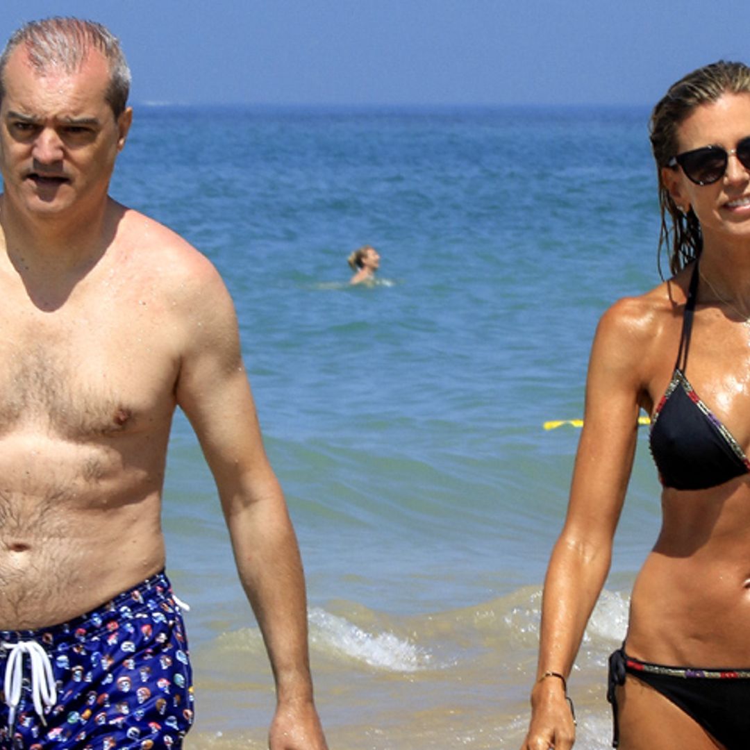 Ramón García presume de familia durante sus vacaciones en la costa gaditana