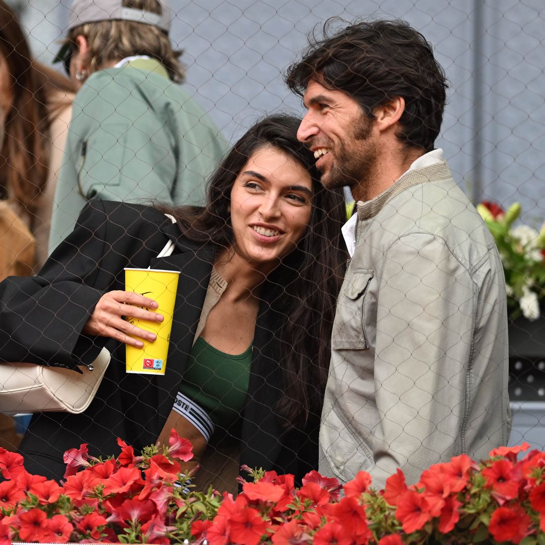 Cayetano Rivera y Lucía Rivera en el Mutua Madrid Open