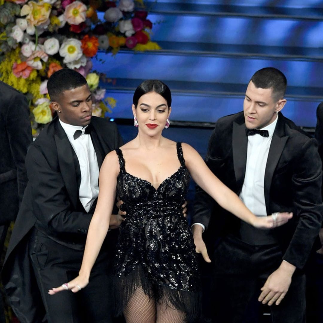 Georgina Rodríguez muestra lo que no vimos de una noche inolvidable para ella: el Festival de San Remo