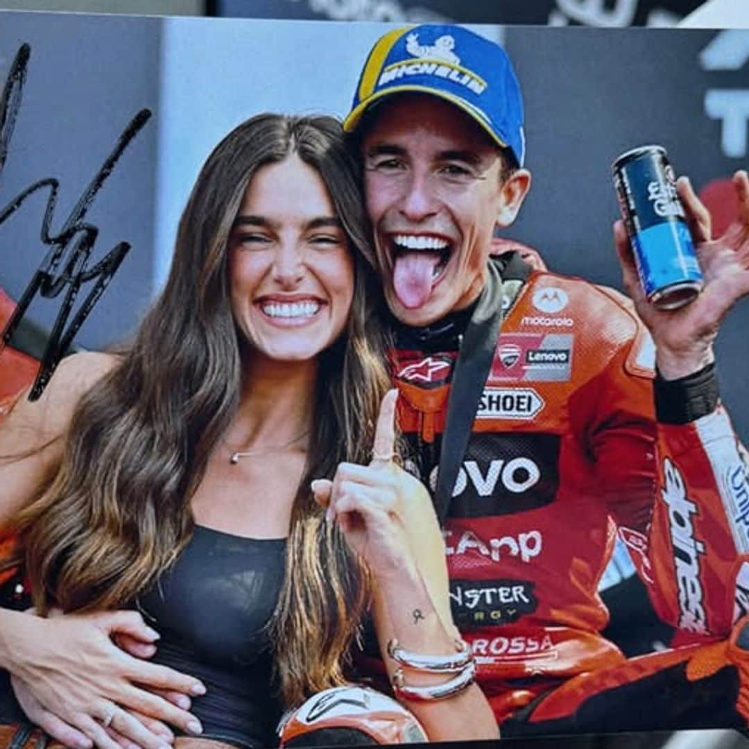 Marc Márquez y Gemma Pinto