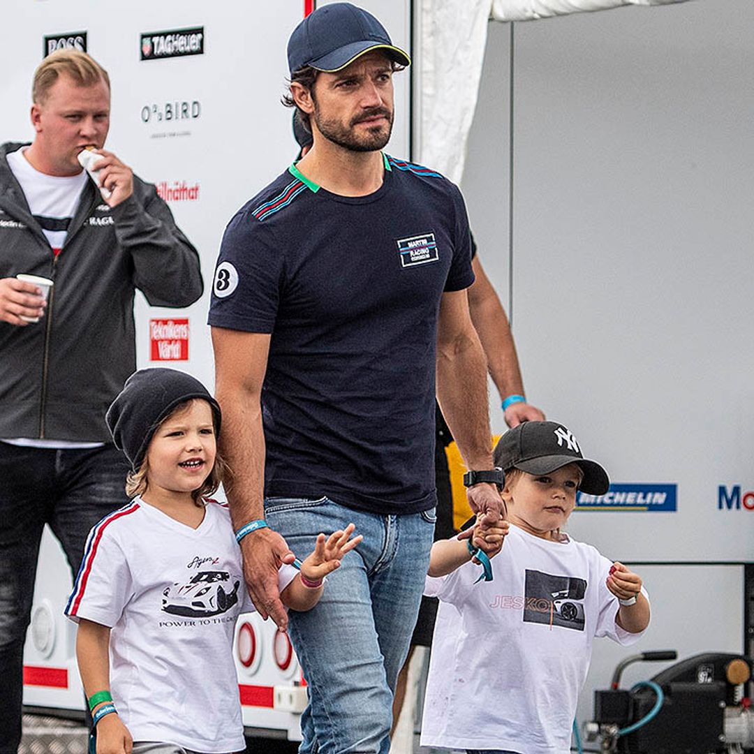 ¡De tal palo, tal astilla! Alexander de Suecia, de 5 años, se 'atreve' con los coches de carreras