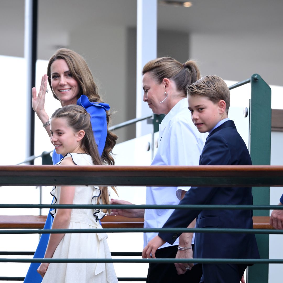 Duelo de reyes en Wimbledon: Kate, Guillermo y sus hijos coinciden con Felipe VI en la gran final de Alcaraz
