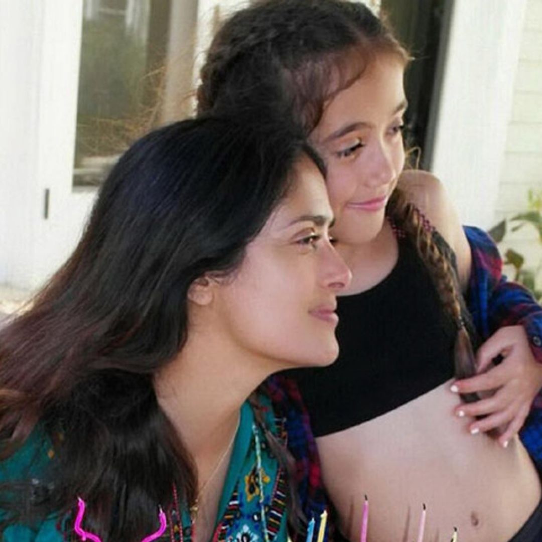 El vídeo de Salma Hayek y su hija Valentina que te hará reír
