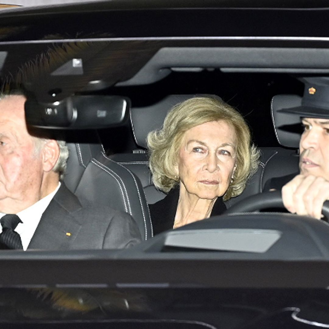 Don Juan Carlos y doña Sofía, Juan Urdangarin, la infanta Elena y sus hijos asisten al velatorio
