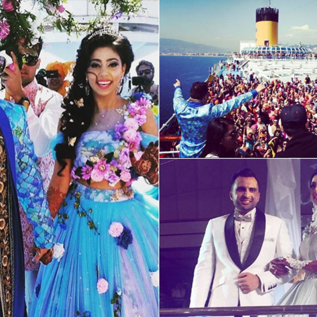 Cuatro días de crucero, tres fiestas y más de mil invitados... La última boda 'faraónica'