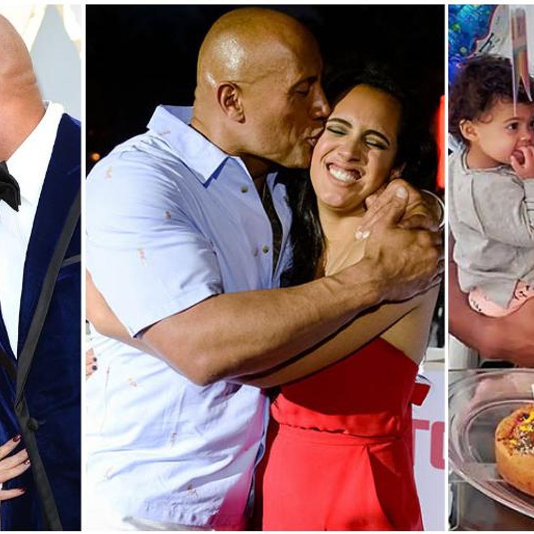 Dwayne Johnson: rudo en la pantalla, pero dulce y tierno con su familia