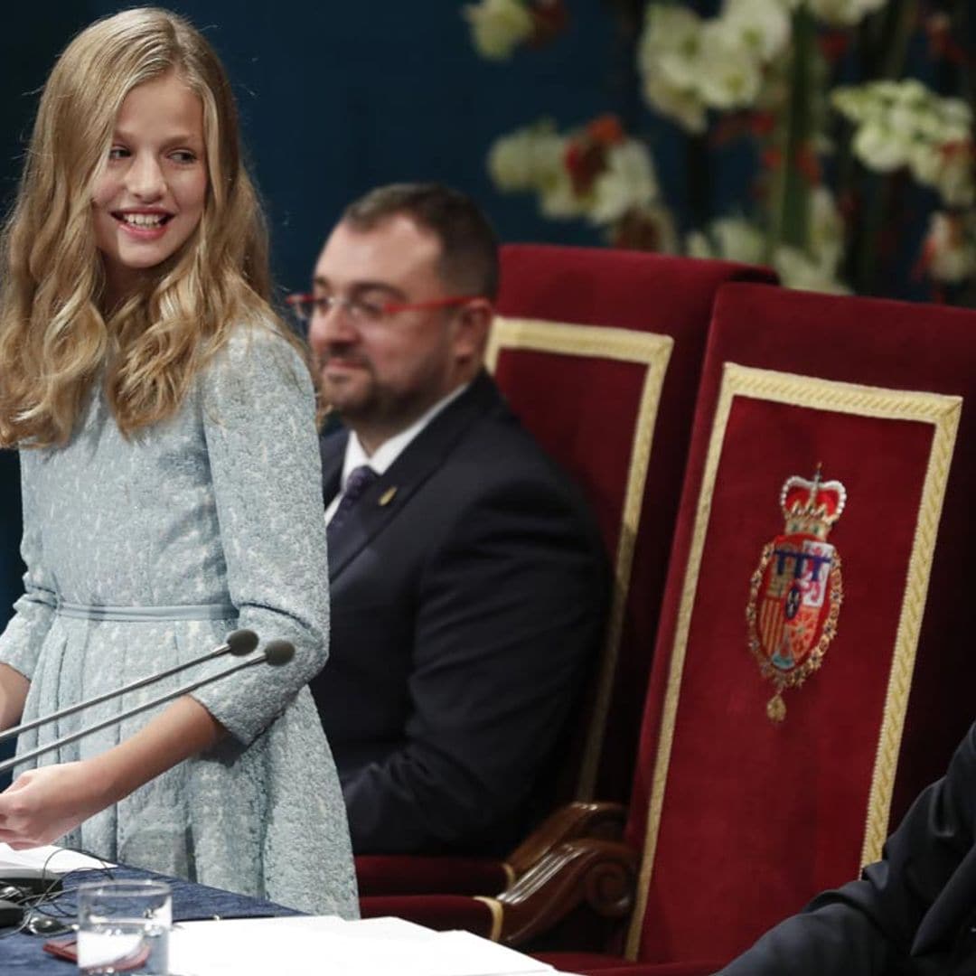 El histórico primer discurso de Leonor en los Premios Princesa de Asturias