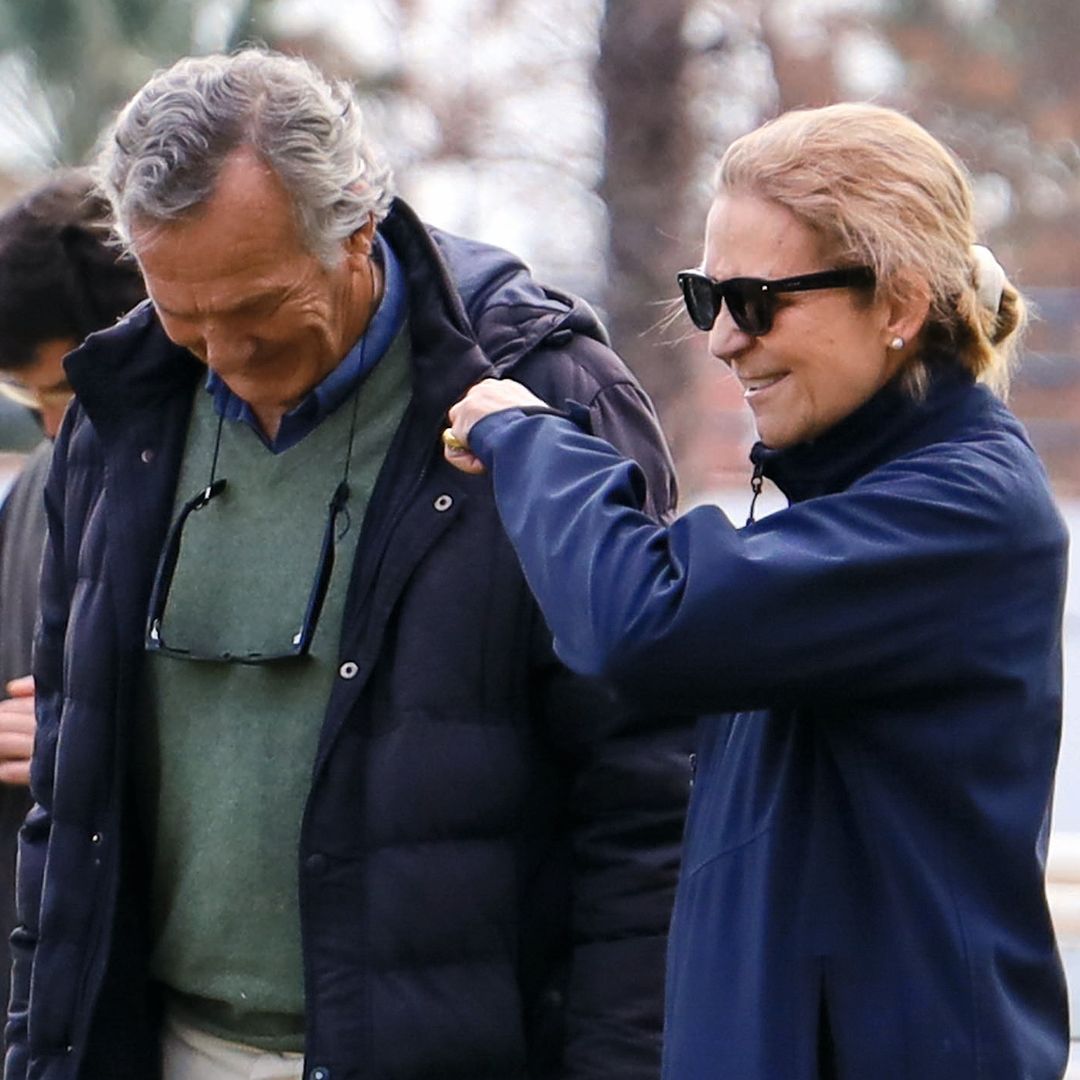 Luis Astolfi y la infanta Elena
