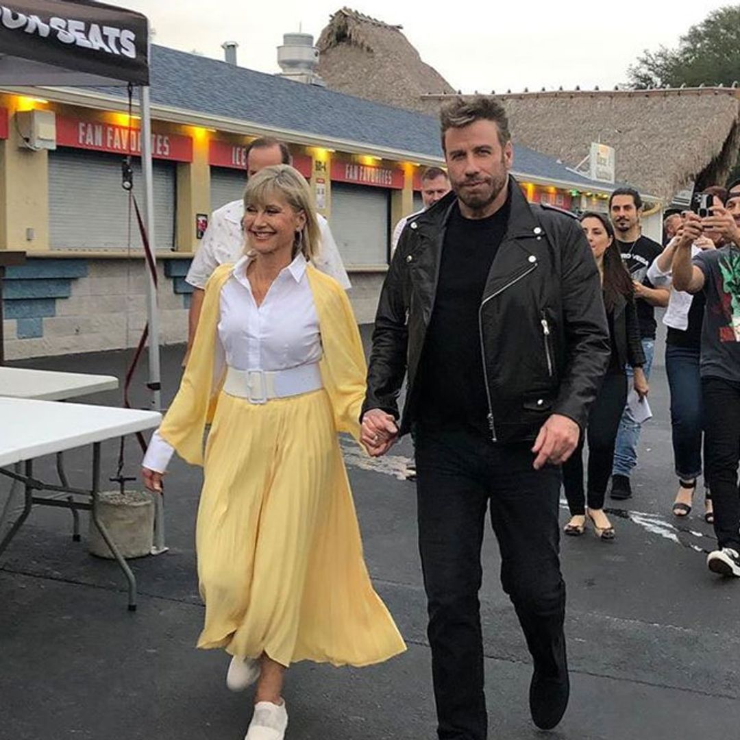 Olivia Newton-John y John Travolta vuelven a vestirse de 'Grease' 41 años después