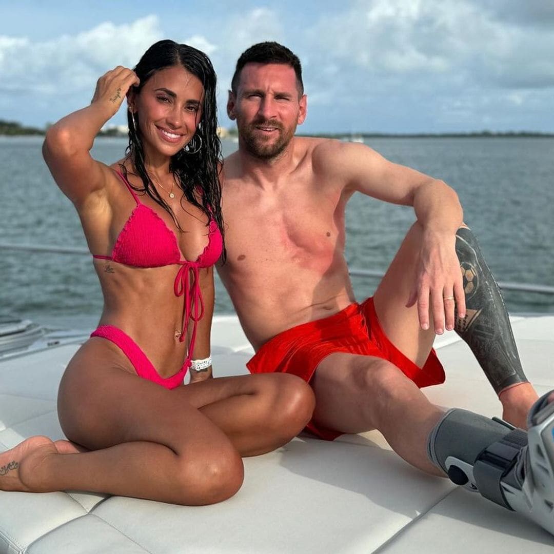 Messi y Antonela Roccuzzo presumen de 'tipazo' en sus vacaciones en Miami tras la lesión del futbolista