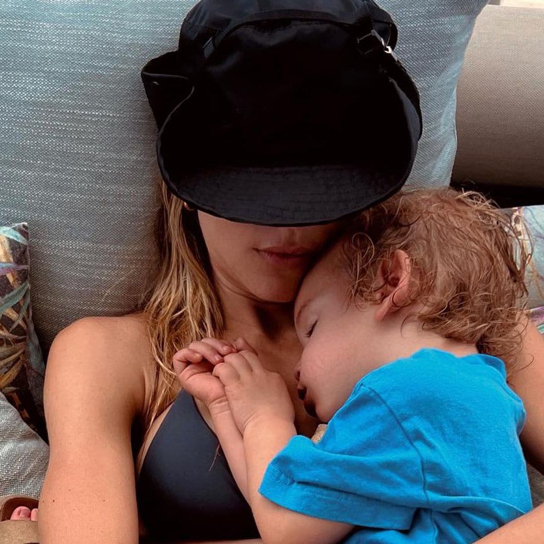 ¡Qué grande está! Valentina Ferrer muestra como nunca a Río, su hijo con J Balvin