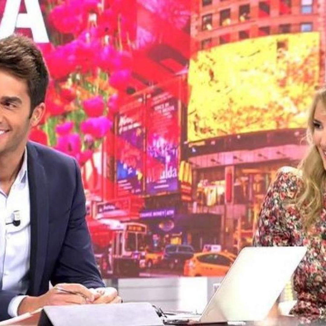 ¡Fuera de cámara! Hubo reencuentro entre Alba Carrillo y Santi Burgoa