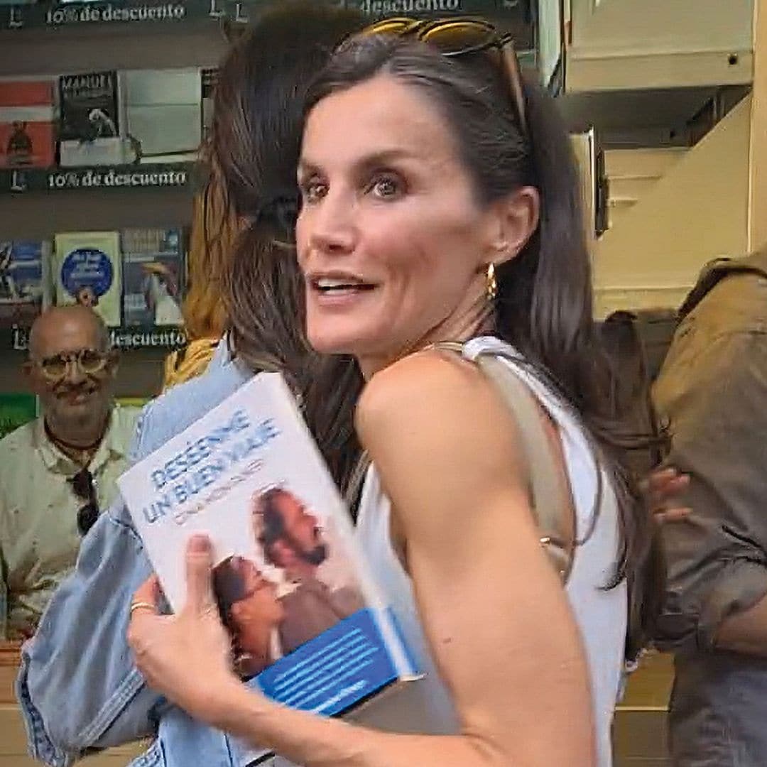EXCLUSIVA: La visita secreta de la reina Letizia a la Feria del Libro de Madrid