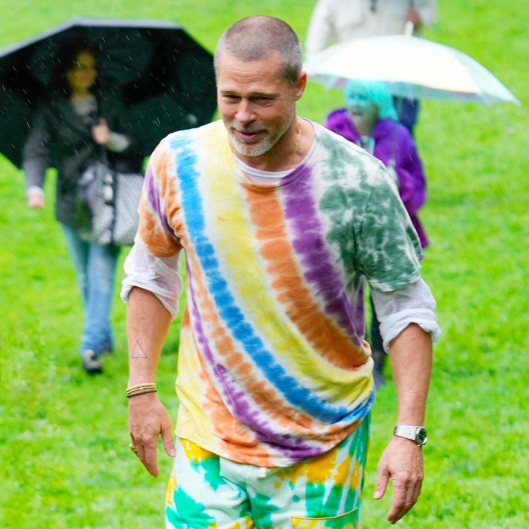 Brad Pitt rodando en Central Park, Nueva York, en junio de 2025