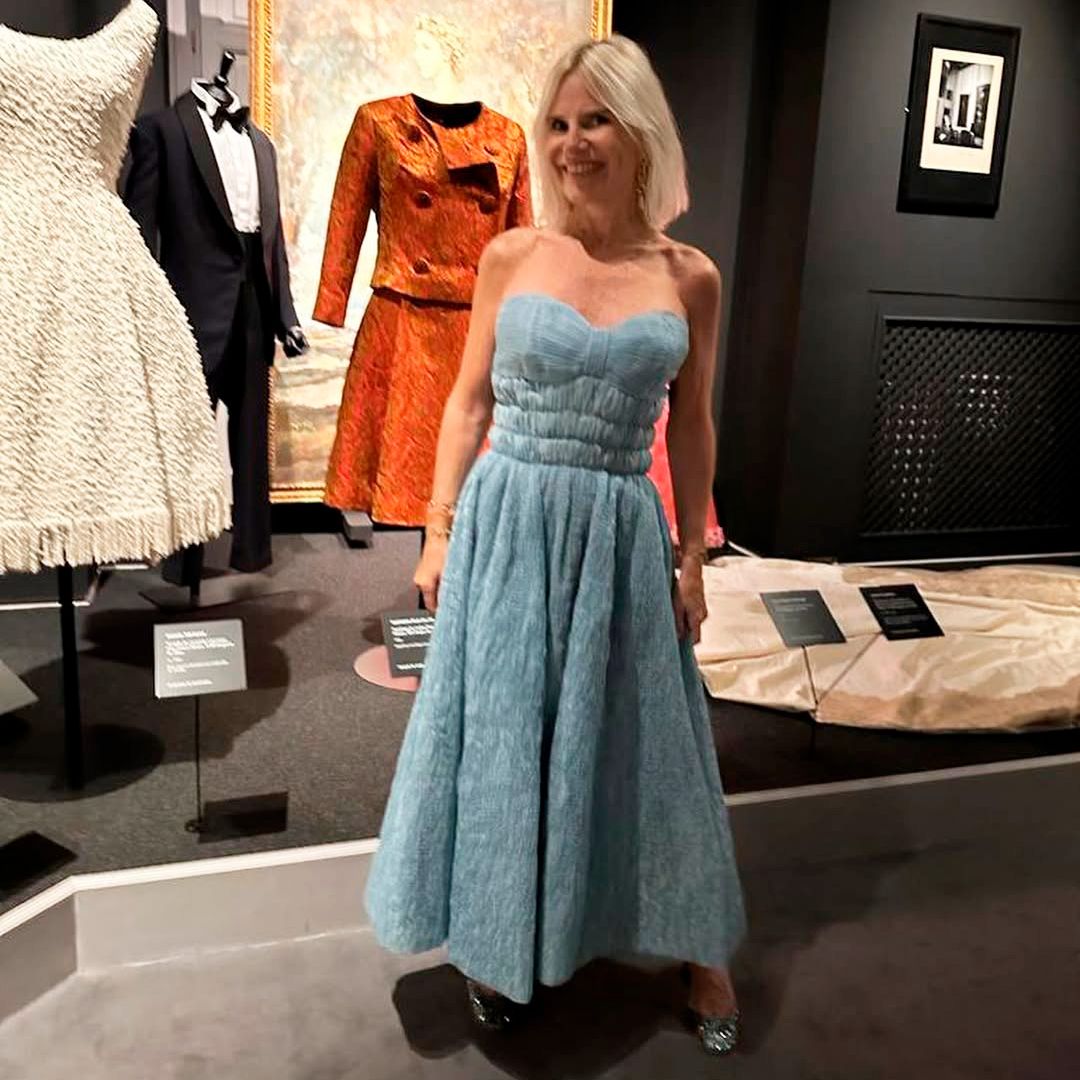 Eugenia Martínez de Irujo con vestido de su madre, la duquesa de Alba