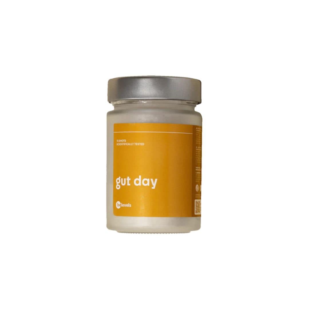 Gut Day de Levels (35 euros), alivia las digestiones pesadas, previene la hinchazón y combate los gases, el estreñimiento o la acidez.