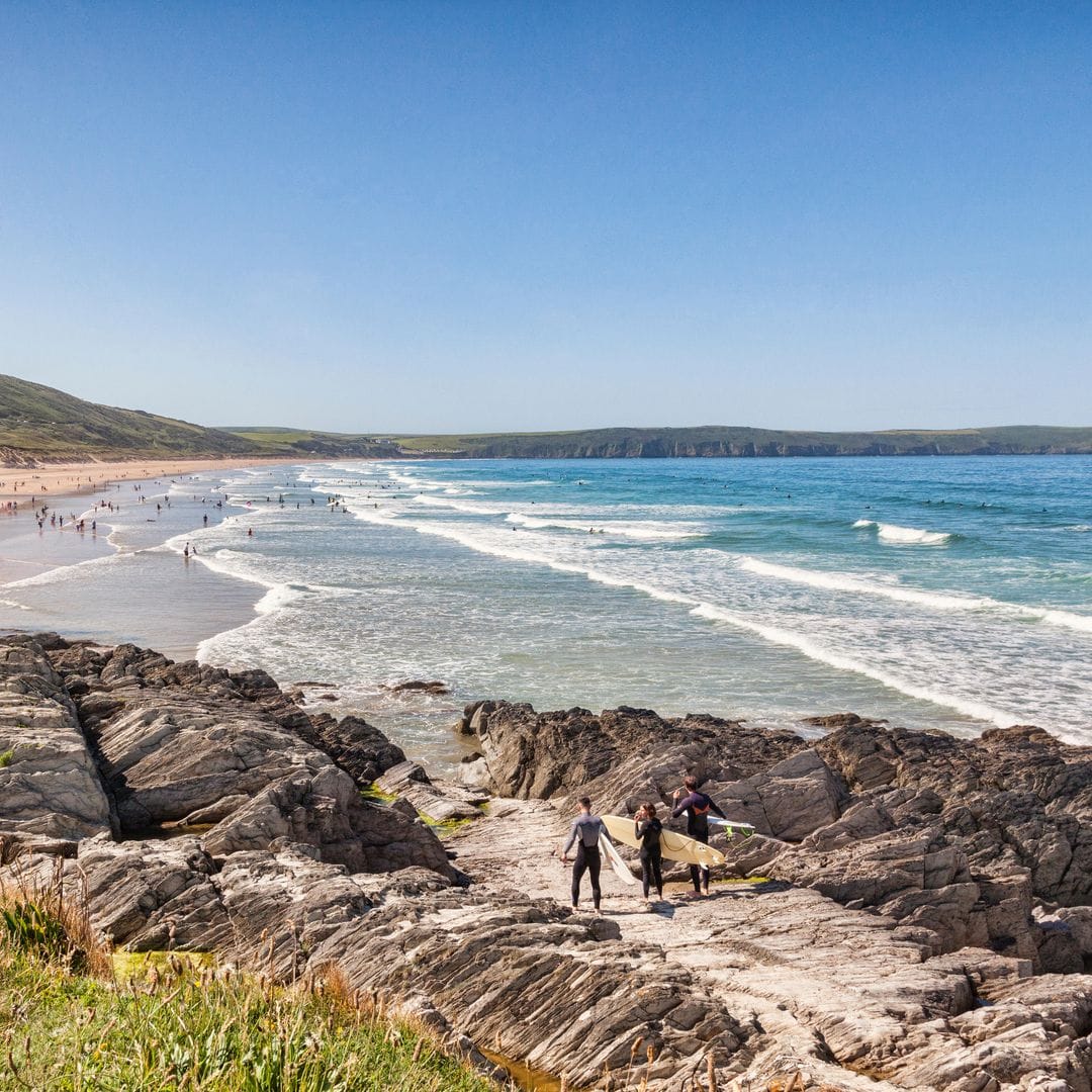 Woolacombe, North Devon, Inglaterra, playas