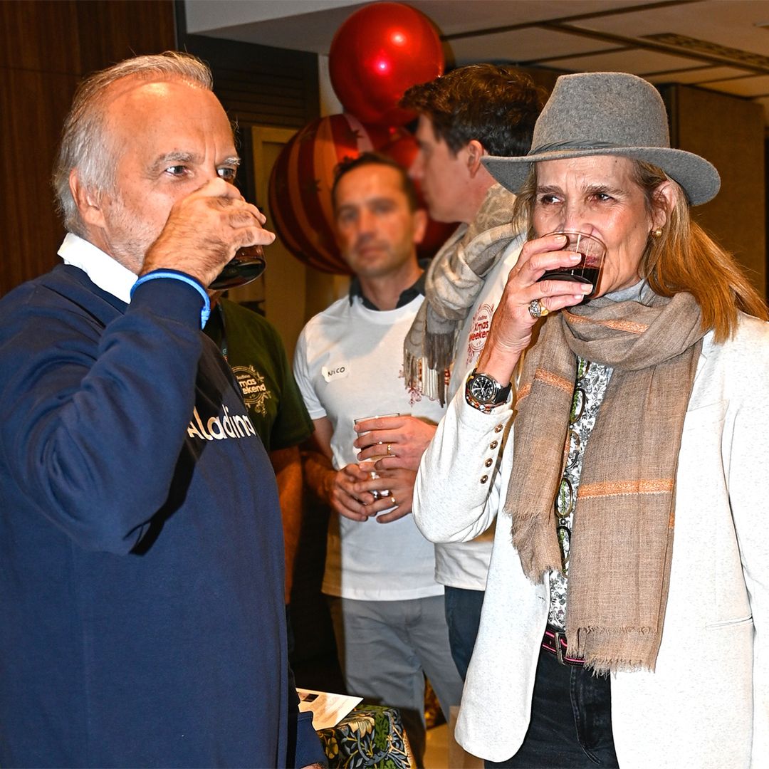 El cariñoso encuentro de la infanta Elena con Paco Arango: ¿Le habrá felicitado por su próxima boda?