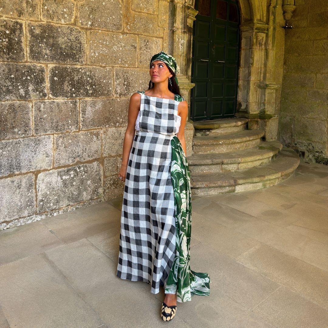 Minia, la invitada más espectacular de esta boda en el norte: "Con este diseño quisimos rendir homenaje a la cultura gallega"