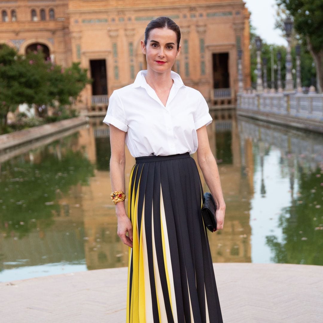 El look de invitada de Rosario Domecq cuesta lo mismo que un bolso de Hermès (y no hablamos del Birkin)