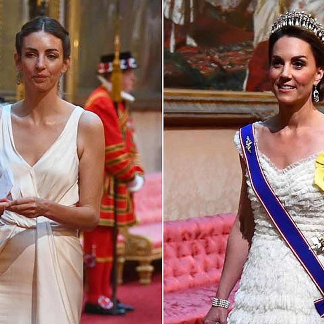 La duquesa de Cambridge coincide con su vecina y ¿enemiga? en la cena de gala en honor a Trump