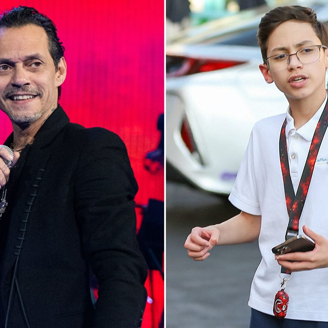 ¡Son iguales! Las fotos que demuestran que Max es una copia de su padre, Marc Anthony