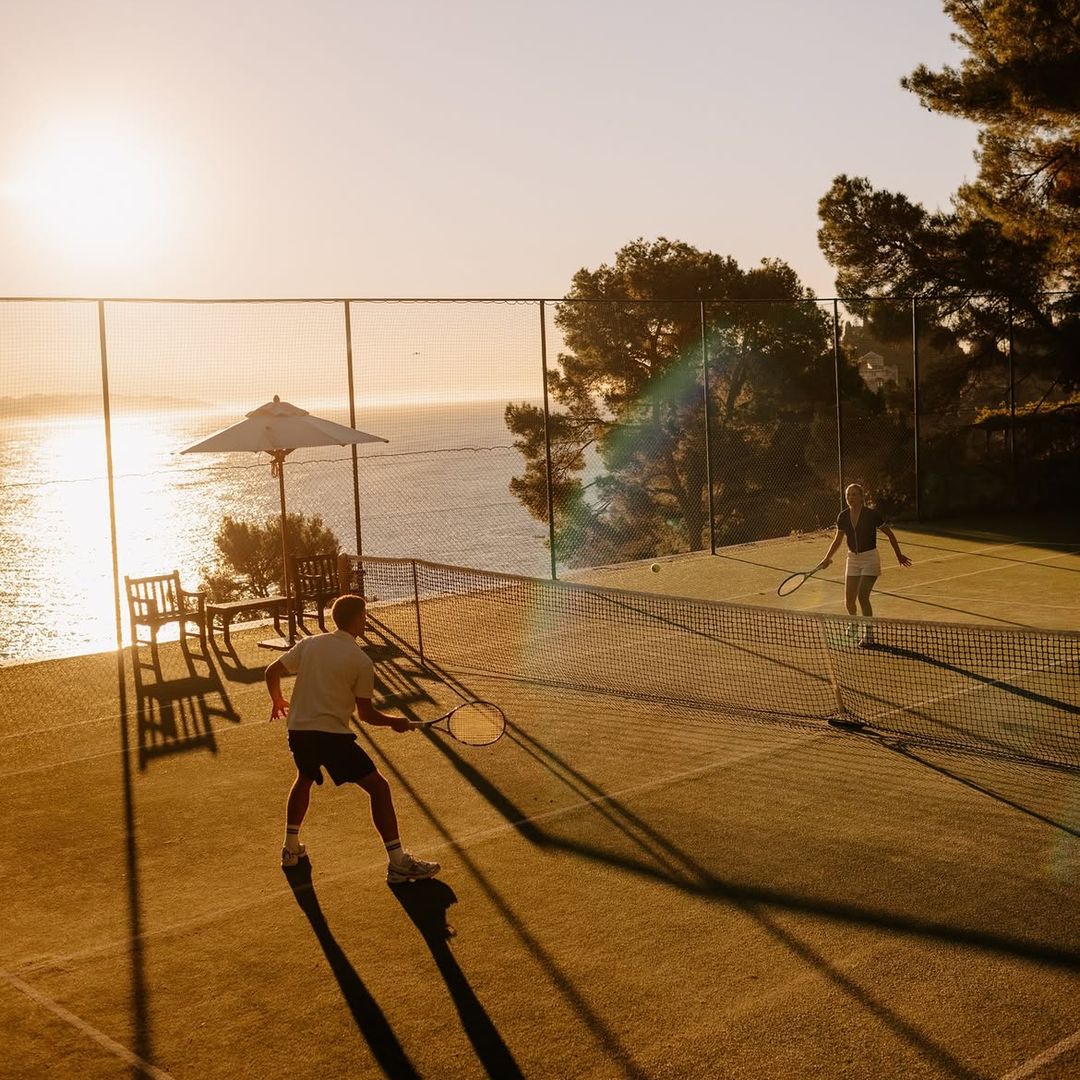tenis, hotel Splendido, Portofino, Italia