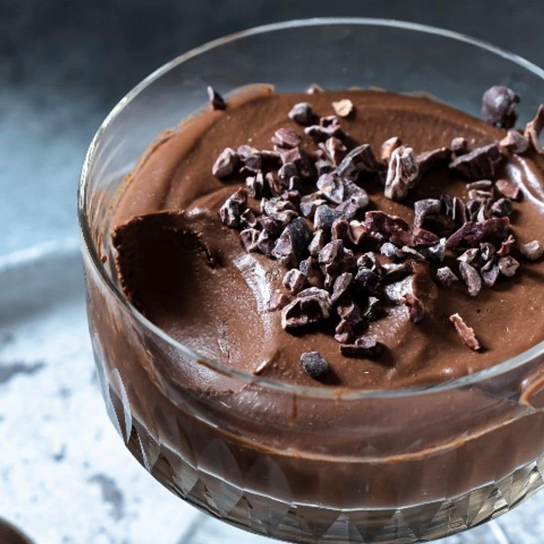 'Mousse' ligera de chocolate